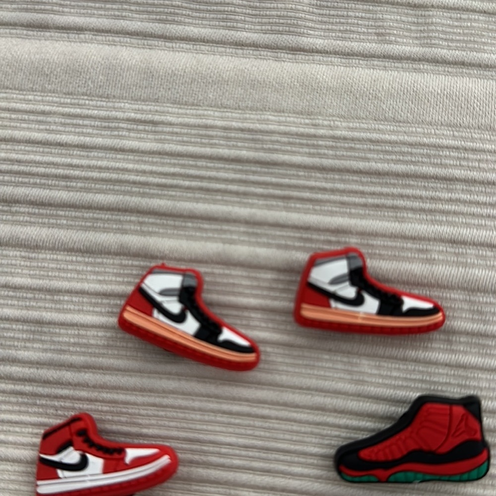 Set of 6 Nike Jordan Charms for Shoes NEW IN PACKAGE - Picture 4 of 6